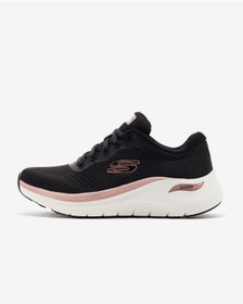 Resim Skechers Arch Fit 2.0 - Glow The Distance Kadın Siyah Spor Ayakkabı 150067 Bkrg 