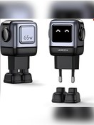 Resim UGREEN Nexode RG 65W Robot GaN Hızlı Şarj Cihazı 2xUSB-C - 1xUSB-A Gri 