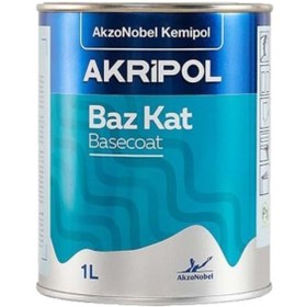 Resim AKZONOBEL Akripol Baz Kat 1.grup Boya Fiat T-032 Platin Beji 1 Litre 