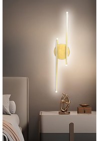 Resim Sare Aplik Modern Tasarım Eskitme Renk - Gün Işığı Ledli Banyo - Eskitme 