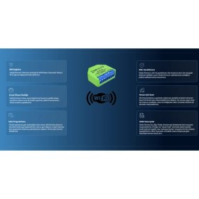 Resim Teknoroket Shelly Dimmer 2 Kanallı Akıllı Işık Ayar Anahtarı - Wifi Kontrollü, Nötrsüz, Android, Ios, Alexa & Google Uyumlu 