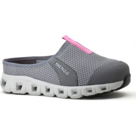 Resim King Paolo H5204 Mıssy Sabo Kadın Sandalet Gri - Pembe 