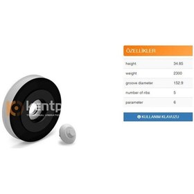 Resim KENTPAR K1261S Krank Kasnağı Set 206 307 406 C3 1.4 HDI Fiesta Fusion Focus 1.4 Focus Cmax 1.6 TDCI 