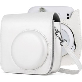 Resim Ykd Store Fujıfılm Instax Mini 11 Için Deri Kamera Çantası Siyah (Yurt Dışından) 