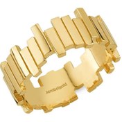 Resim Sembol Gold Sarı Altın Zigzag Yüzük 