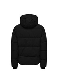 Resim Only & Sons Erkek Mont Siyah 22029661 Onselıjah Pckt. Hood Jacket Otw Noos 25kw21000040 W21002 Siyah 