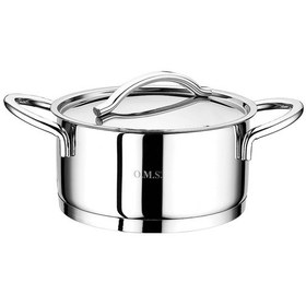 Resim Oms Silindir Derin Çelik Tencere 24X14 CM - 001731 