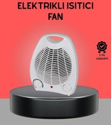 Resim Mini Elektrikli Isıtıcı 2000w - Termostatlı Fanlı Isıtma, Taşınabilir Tasarım 