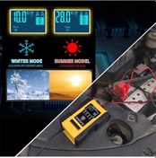 Resim 12v 6a Tam Otomatik Araç Akü Şarj Cihazı Akıllı Hızlı Güç Şarj Darbe Onarım Yellow 6a 
