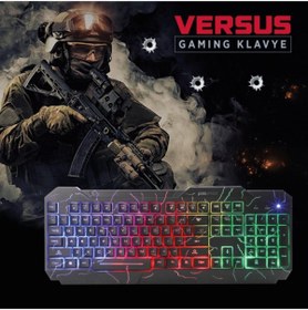 Resim Polosmart Pgm11 Versus Gaming Klavye Siyah 