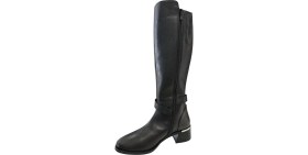 Resim Castle Black CB-97900-1 Kadın Deri Topuklu Çizme 