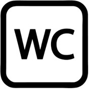 Resim TUNCLNE Wc Sticker 10 X 10 Cm 