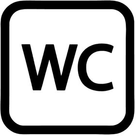 Resim TUNCLNE Wc Sticker 10 X 10 Cm 