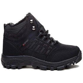 Resim Bluefeet F401 Siyah Büyük Numara Trekking Erkek Bot Ayakkabı 