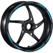 Resim Cf Moto Uyumlu Mavi 1 Set Jant Şeridi 