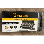 Resim GFB CRVS2 ÇELİK 40 PARÇA TORK SET OTOMOTİV SETİ T55 TORK SETİ 12 ALYAN SETİ 