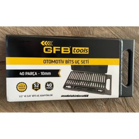 Resim GFB CRVS2 ÇELİK 40 PARÇA TORK SET OTOMOTİV SETİ T55 TORK SETİ 12 ALYAN SETİ 