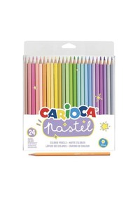 Resim Carioca Pastel Renkli Kuru Boya Kalemi 24'lü 