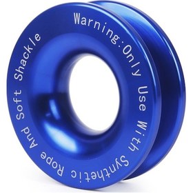 Resim Vinç Kapma Kurtarma Halkaları 41000lbs Kopma Mukavemeti Halat Tutma Ka Mavi 