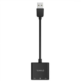 Resim Orico Usb 2.0 Trs / Trrs 3.5mm Jack Girişli Harici Ses Kartı Siyah 