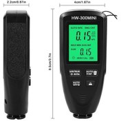 Resim Ganzhoushop Tyenaza Otomatik Ölçer, Araba Boya Kaplama Kalınlık Ölçme Cihazı, Hassas Ölçüm Aleti 