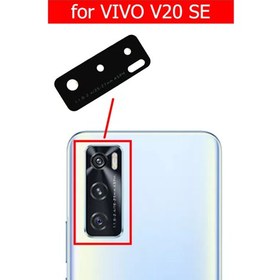 Resim Vivo V20 SE Arka Kamera Camı Lensi (Çıtasız Sadece Cam) 