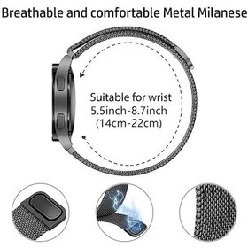 Resim Gaojunshop01 2 Adet Milanese Kırmızı Mi Watch 4 Mi Band 8 Pro 9 Pro Manyetik Metal Akıllı Saat Kayışı 