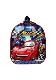 Resim Cars Şimşek Kreş ve Anaokulu Çocuk Sırt Çantası 5d Kabartmalı 33 CM 