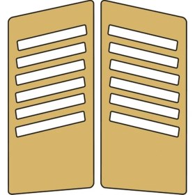 Resim SEVGENT Cg Gold Yan Kapak Sticker 