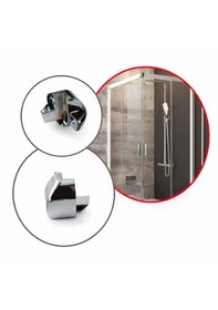 Resim Süperlüks Duşakabin Köşe Plastik Takozu 1 Adet Krom 