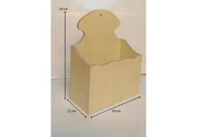 Resim Selena Ahşap Posta Kutusu - Akça 