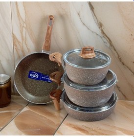 Resim Eda Tencere Seti 7 Parça G 