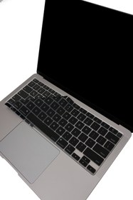 Resim Mcstorey Macbook Air Kılıf M1 13inç Klavye Koruyucu Ingilizce Baskı (US-ABD) Touchıd'li A2179 A2337 Uyumlu 