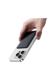 Resim Baseus Picogo 0.3'' Ultra İnce 5000mah Magsafe Kablosuz Powerbank, Siyah Siyh 