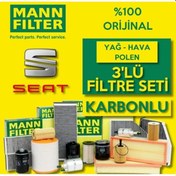 Resim Seat Leon 1.6 Tdi Mann-Filter Filtre Bakım Seti 2013-2019 (495585158) 