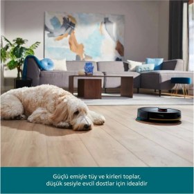 Resim Philips Homerun 6000 Serisi 6.000 Pa Emiş Gücü Islak ve Kuru Temizlik Lidar Navigasyon Robot Süpürge 