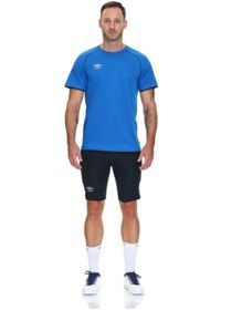 Resim Umbro Drill Top Esela - Erkek Mavi Spor T-shirt - Tf0035 