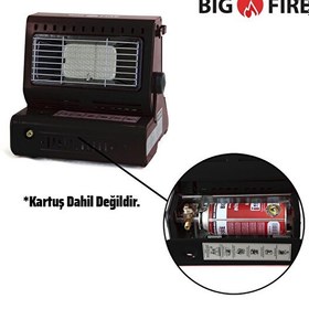 Resim Big Fire Maxi Portatif Kamp Sobası-Siyah 