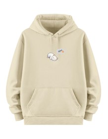 Resim Saksafon Kedo - Regular Hoodie - Bej / S 