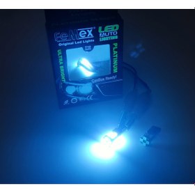 Resim Femex T10 3030 Chip 12Ledli Buz Mavi Turkuaz Led Ampul Aktif Canb 