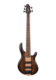Resim Cort C5plus Ovmh Abb Bas Gitar 5 Telli Aktif - Antique Brown Burst 