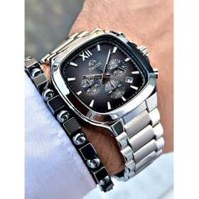 Resim Bentini Saat Kare Kasa Fonksiyonlu Erkek Saati 