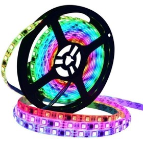 Resim DORA LED Ws2811 Argb Adreslenebilir Pcb Pixel Şerit Led Ip65 5m 60led Magic Led 
