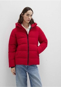 Resim Mavi Kırmızı Kadın Mont M1110704-90367 Kırmızı 