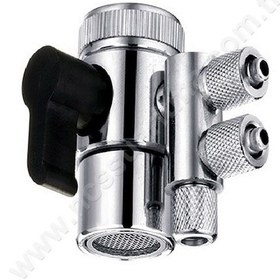 Resim Su Arıtma Cihazları için Çiftli Musluk Ağzı Adaptörü 