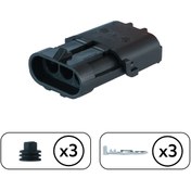 Resim Aptiv Map Sensör Soketi Dişi 3 Pin Kablosuz 