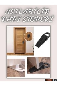 Resim Kapı Durdurucu Kapı Takozu Şık Tasarımlı Kaymaz Kapı Stoperi Kapı Kapanma Önleyici Aparat 
