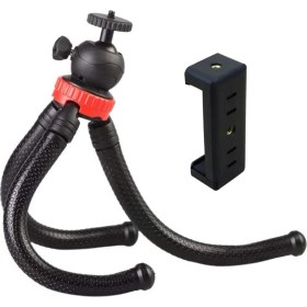 Resim Ahtapot Bükülebilir Tripod 30cm 360 Derece Ayarlanabilir 320gr Selfie Telefon Tutuculu 3 Ayaklı All in one 