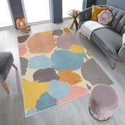 Resim Nuvomon Renkli Dekoratif Halı - 80x150 cm 
