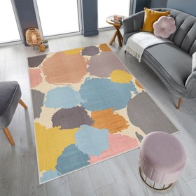 Resim Nuvomon Renkli Dekoratif Halı - 80x150 cm 